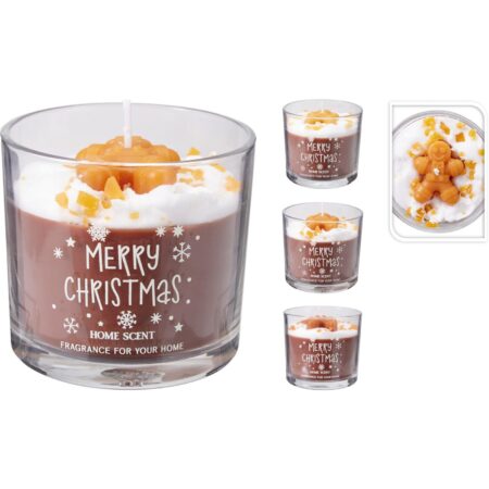 Geurkaars in glas kerst 7