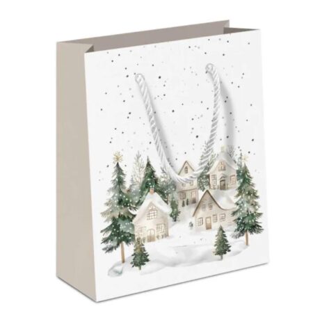 Giftbag Snowy Houses 22