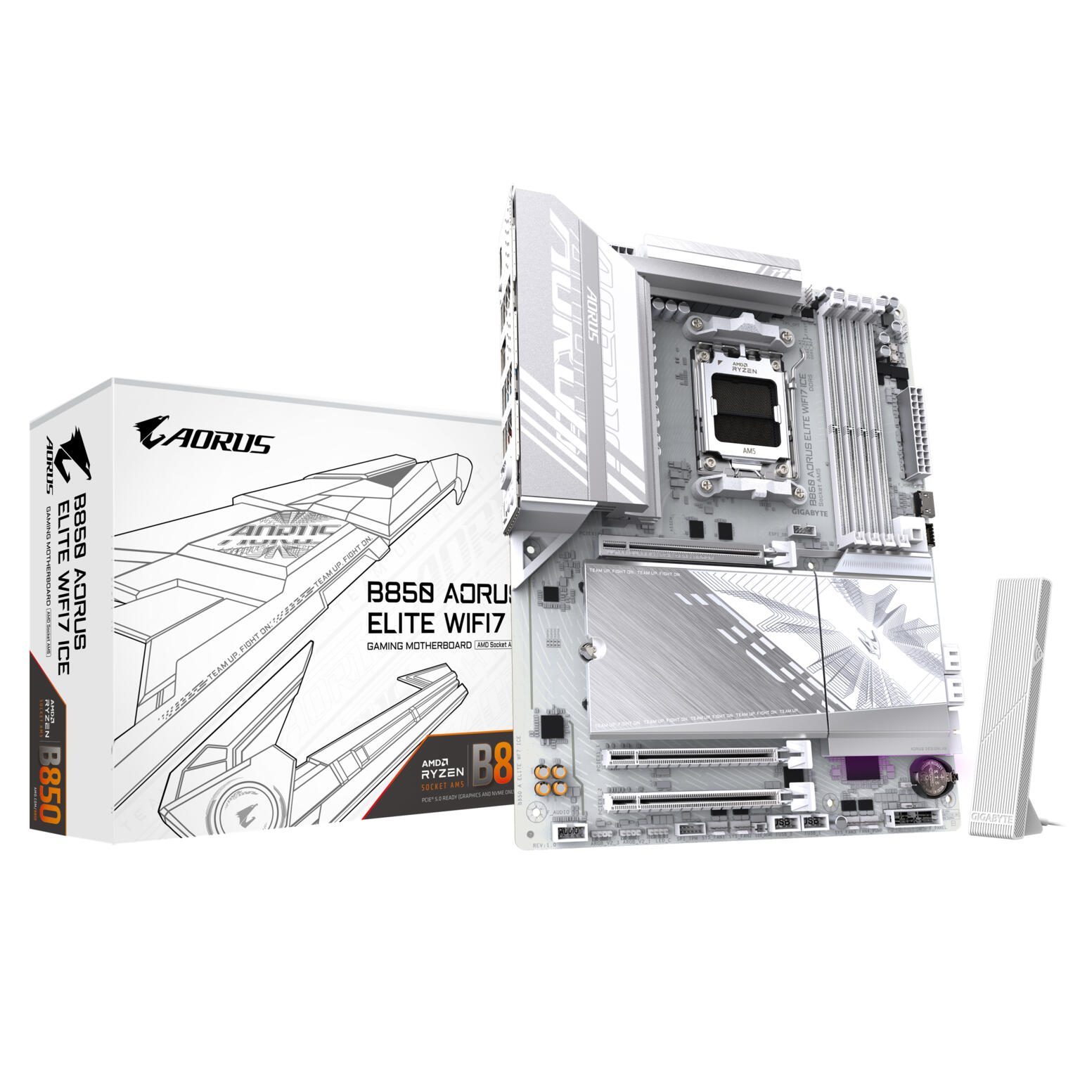 B850 A ELITE WiFi7 ICE moederbord