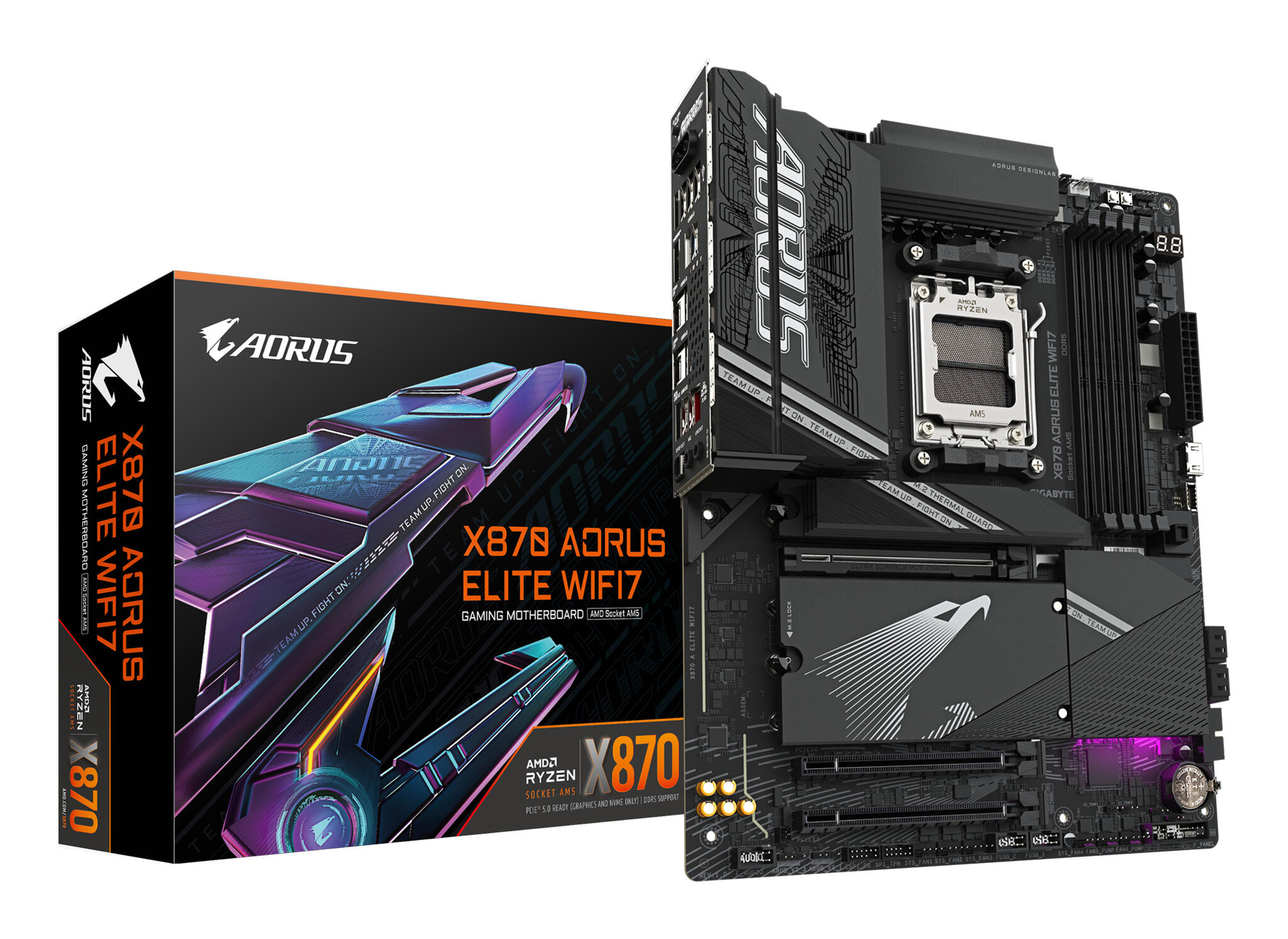 X870 Aorus Elite WiFi 7 moederbord