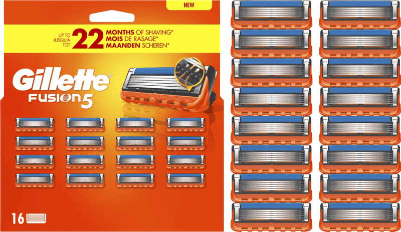 Gillette Fusion5 Navulmesjes (16 stuks)