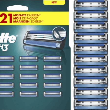 Gillette Mach3 Navulmesjes (20 stuks)