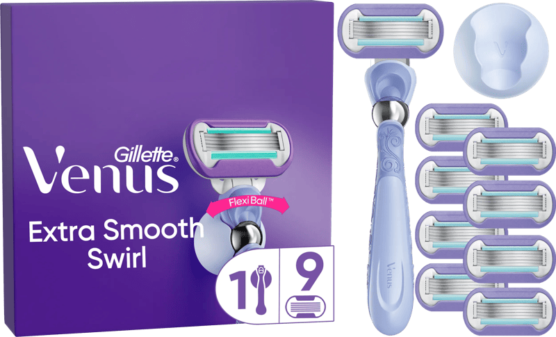 Gillette Venus Extra Smooth Swirl + 9 Navulmesjes