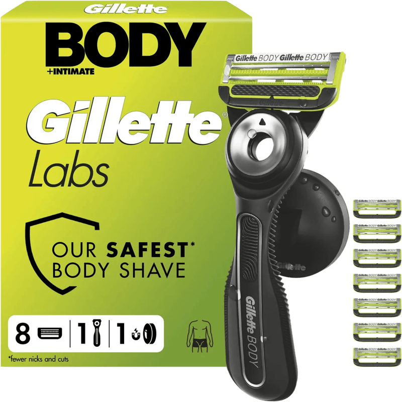 GilletteLabs Body + 8 Navulmesjes