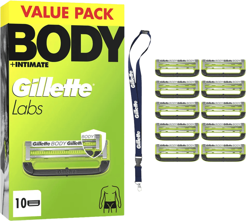 GilletteLabs Body Navulmesjes (10 stuks)