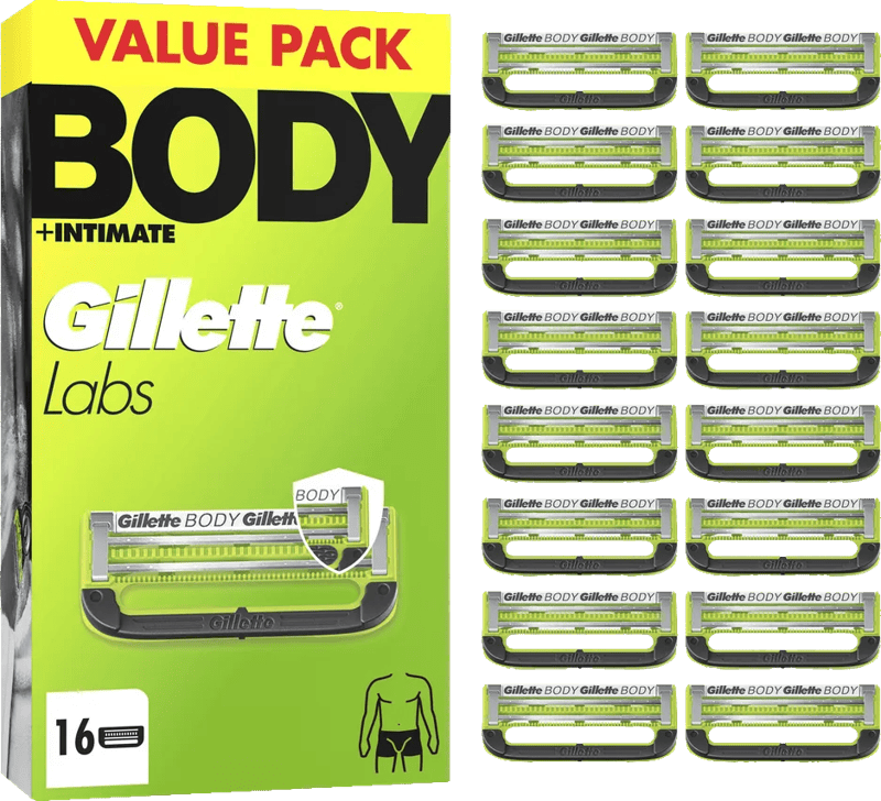 GilletteLabs Body Navulmesjes (16 stuks)