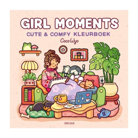 Girly moments Cute & Comfy Kleurboek | Deltas