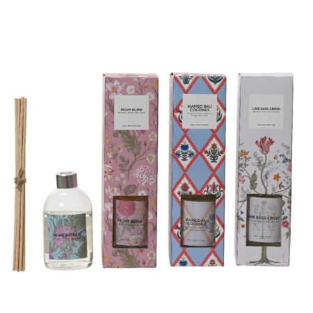 Glas met geurstokjes 100ml | Decoris