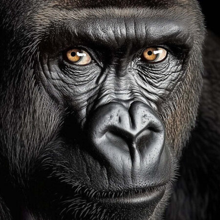 Glasschilderij Gorilla 80x120 cm