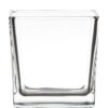 Glazen vaas kubus 10x10x10cm | Hakbijl Glass