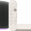 Google Home Speaker Grijs + Google TV Streamer 4K