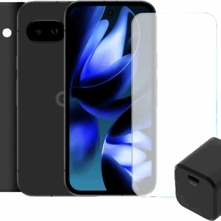 Google Pixel 9a 256GB Zwart 5G + Compleet Accessoirepakket