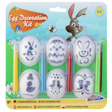 Grafix Paasei decoratieset 10-delig | Grafix
