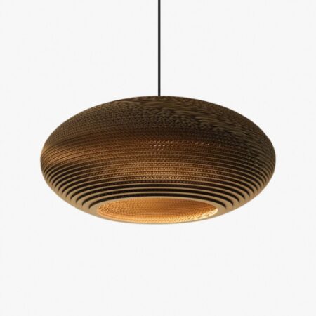 Disc24 Hanglamp - Bruin