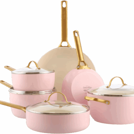 GreenPan Padova Reserve Pannenset 10-delig Blush Pink