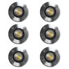 Grondspot LED Ø11 Rond RVS Set (6-stuks)