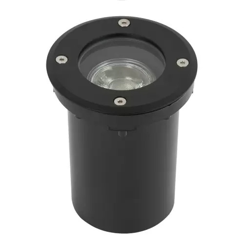 Grondspot LED Ø11 incl. GU10 Rond Zwart
