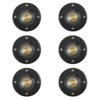 Grondspot LED Ø11 Rond Zwart Set (6-stuks)