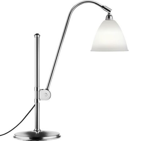 Bestlite BL1 16 Tafellamp - Chroom & Porselein