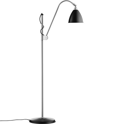 Bestlite BL3 S 16 Vloerlamp - Chroom & Mat zwart
