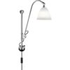 Bestlite BL5 16 Wandlamp - Chroom & Porselein