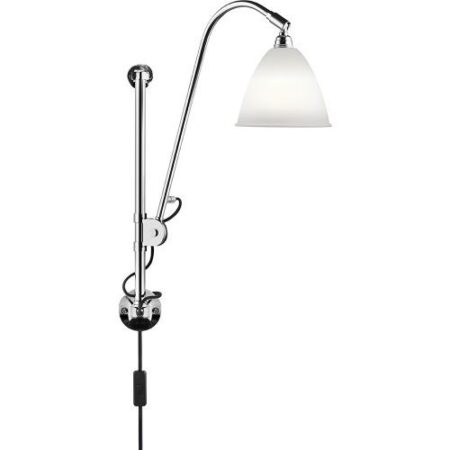 Bestlite BL5 16 Wandlamp - Chroom & Porselein
