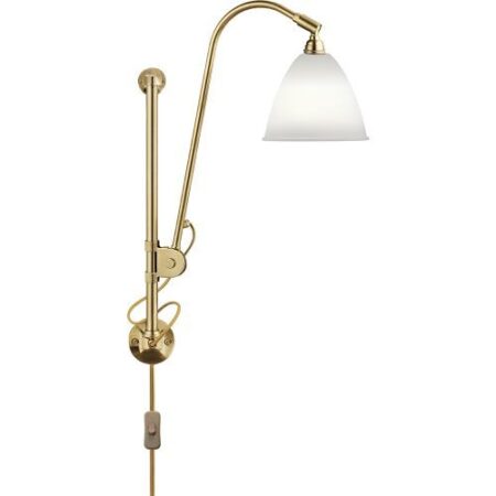 Bestlite BL5 16 Wandlamp - Messing & Porselein