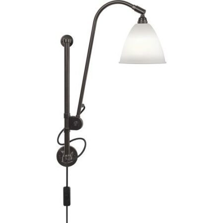 Bestlite BL5 16 Wandlamp - Zwart & Porselein