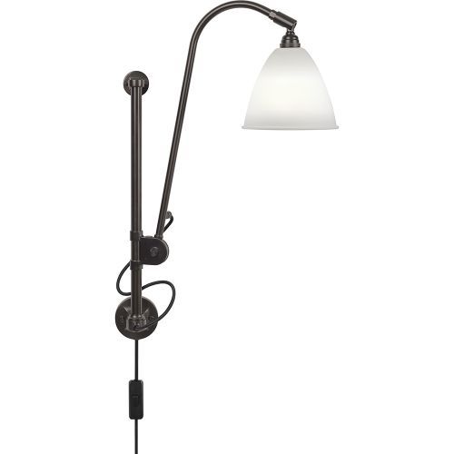 Bestlite BL5 16 Wandlamp - Zwart & Porselein