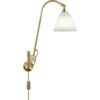 Bestlite BL6 16 Wandlamp - Messing & Porselein