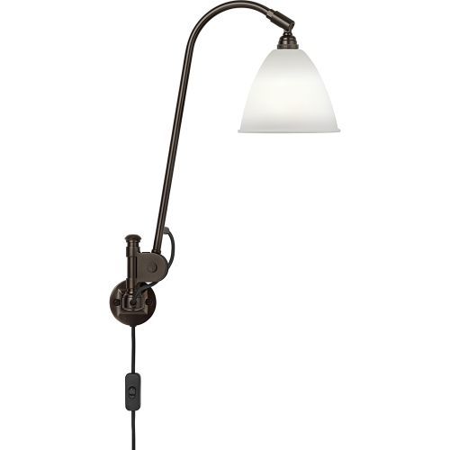 Bestlite BL6 16 Wandlamp - Zwart & Porselein