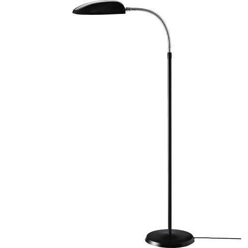 Cobra Vloerlamp - Chroom & Mat zwart
