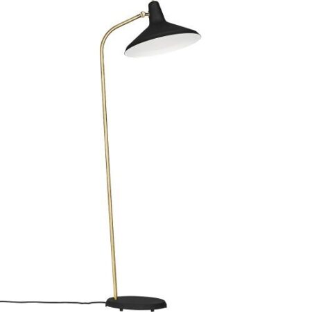 G-10 Vloerlamp - Messing & Zwart