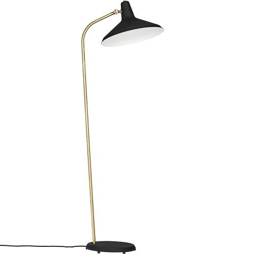 G-10 Vloerlamp - Messing & Zwart