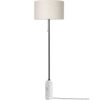 Gravity Vloerlamp - Wit marmer & Canvas wit