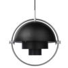 Multi-Lite Hanglamp - Chroom & Mat zwart