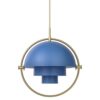 Multi-Lite Hanglamp - Messing & Blauw