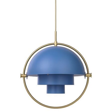 Multi-Lite Hanglamp - Messing & Blauw