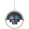 Multi-Lite Hanglamp - Messing & Donkerblauw