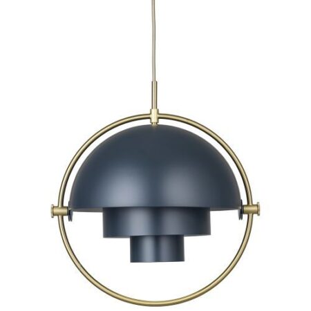 Multi-Lite Hanglamp - Messing & Donkerblauw