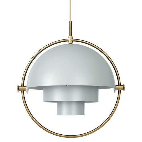 Multi-Lite Hanglamp - Messing & Mat grijs