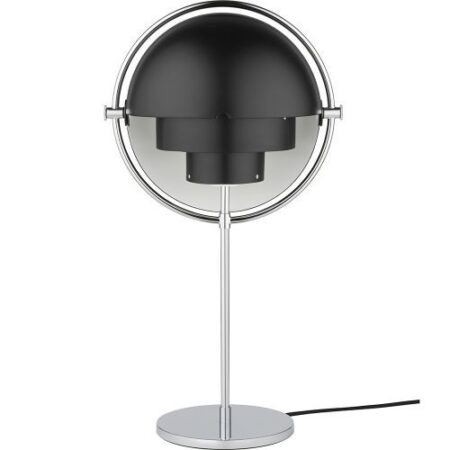 Multi-Lite Tafellamp - Chroom & Mat zwart