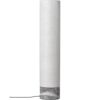 Unbound H80 Vloerlamp - Grijs marmer & Canvas wit
