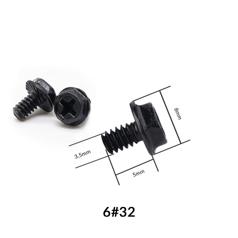 HDD & PSU schroefjes 4st zwart