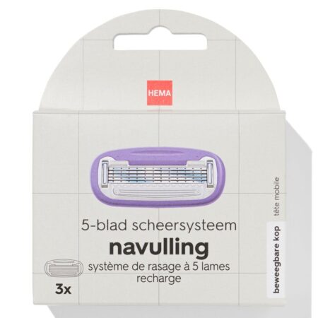 5-blad scheersysteem navullingen - 3 stuks