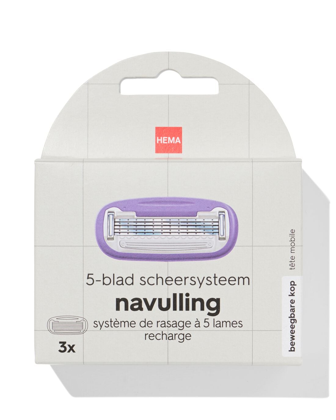 5-blad scheersysteem navullingen - 3 stuks