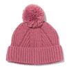 Babymuts pompon roze