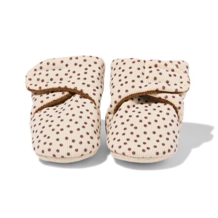Babyschoenen rib stippen multi