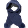 Babysjaal pompons