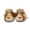 Babyslofjes teddy hond bruin
